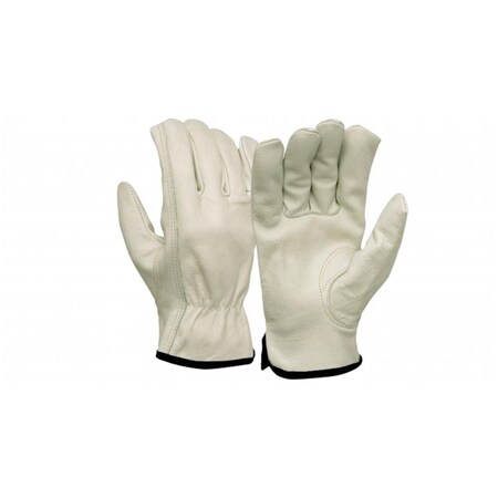 Bateria De Cocina Grain Cowhide Leather Driver Keystone Thumb Glove, Small, 12PK BA1801072